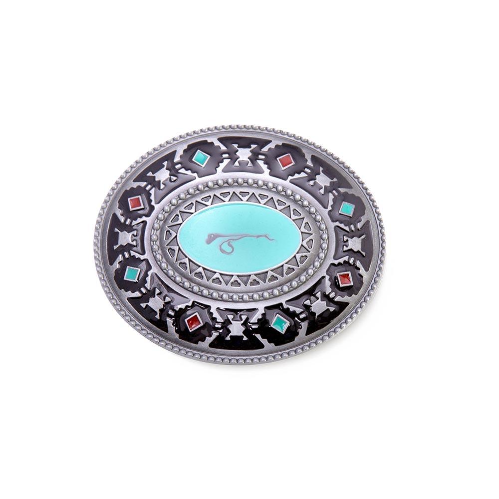 Buckle Rage - Belt Buckle-Aztec Mongolian - Monster Steel