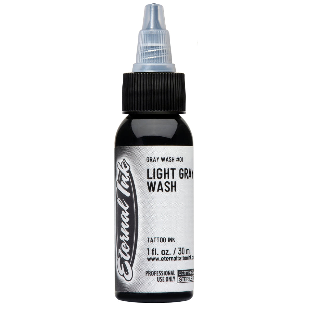 Eternal Tattoo Ink - Light Grey Wash - Monster Steel