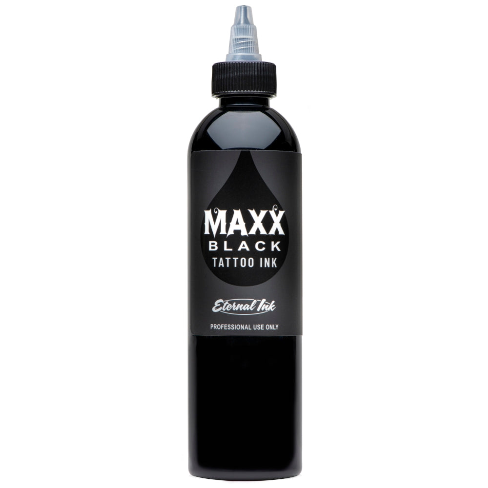 Maxx Black — Eternal Tattoo Ink — Pick Size - Monster Steel