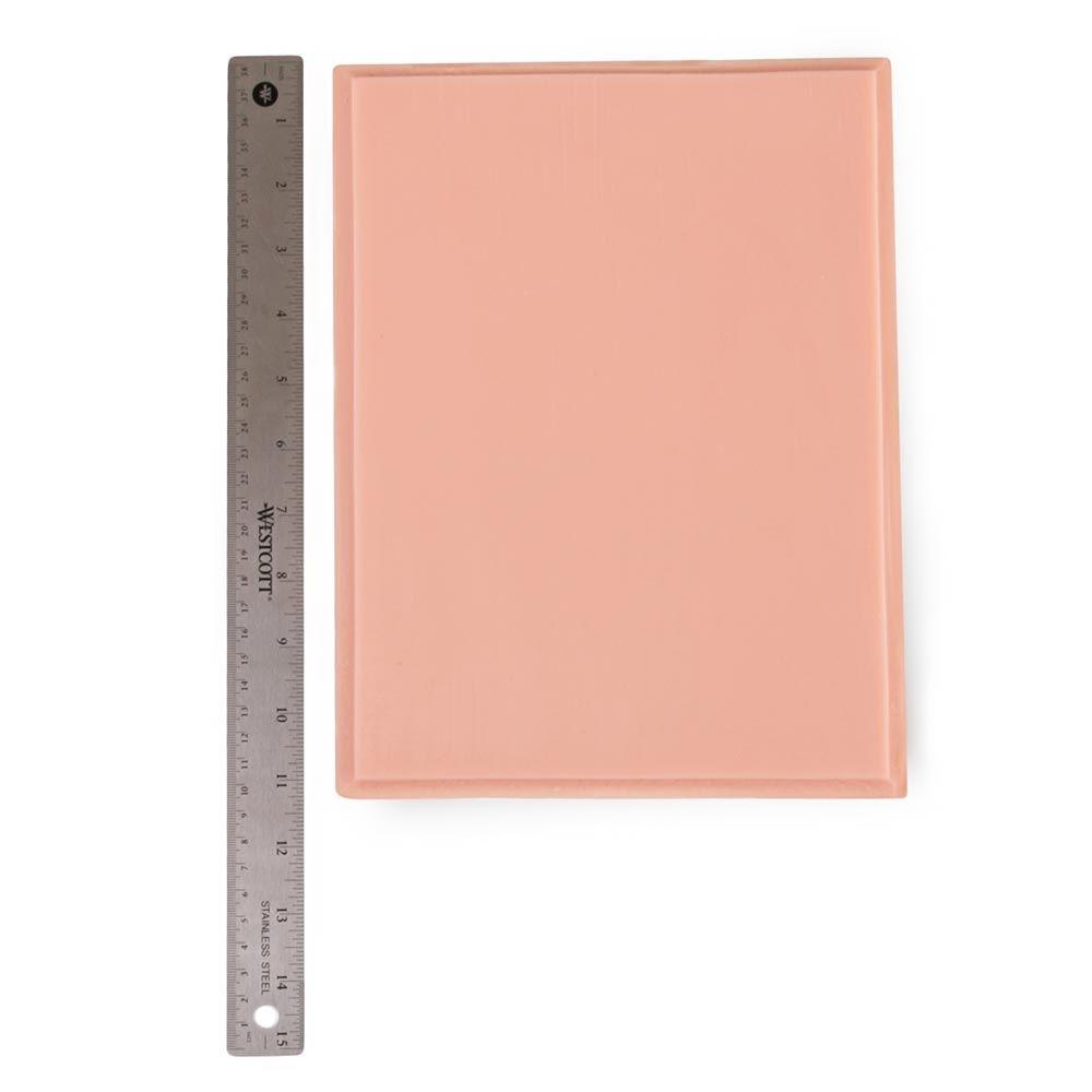 APOF Tattooable Rectangular Plaque - Pink Tone - Monster Steel
