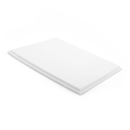 APOF Tattooable Rectangular Plaque - White - Monster Steel