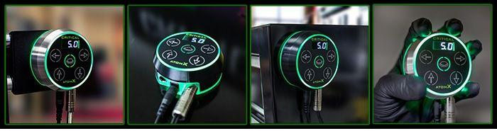 Critical Tattoo® Atom X Silver Power Supply - Monster Steel