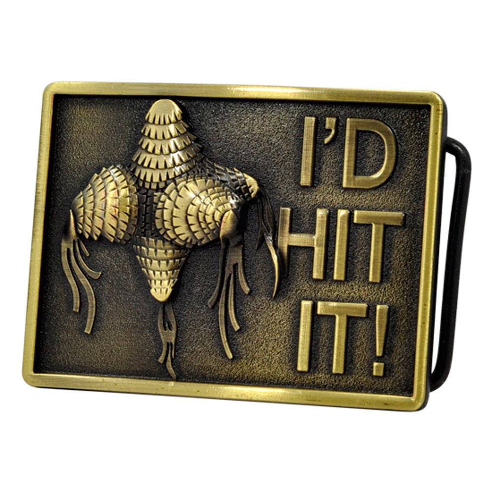 Mens I'd Hit It Pinata Tassel Funny Humor Belt Buckle - Monster Steel