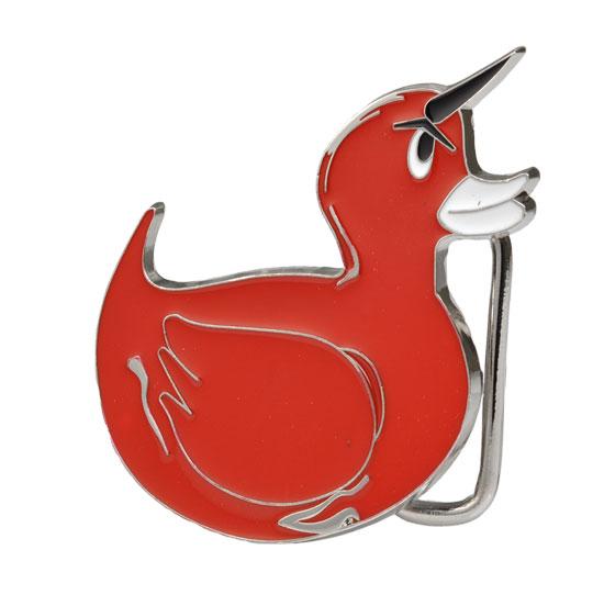 Devil Rubber Ducky Funny & Popular Belt Buckle Duckie - Monster Steel