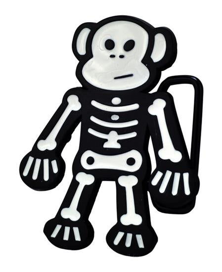 Skeleton Monkey Belt Buckle Scary Animal Halloween Unique - Monster Steel