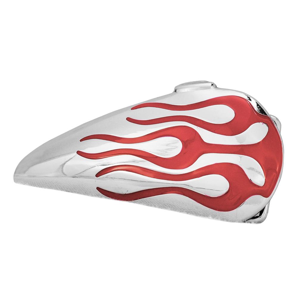 Womens Motorcycle Gas Tank Flames Biker Enamel Belt Buckle - Monster Steel