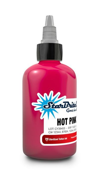 StarBrite Sterilized Tattoo Ink | Hot Pink - Monster Steel