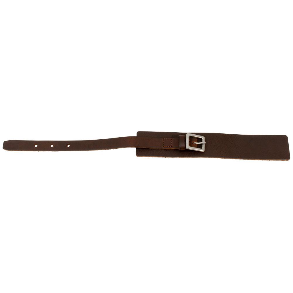 Buckle Cuff Brown Leather Bracelet Wholesale