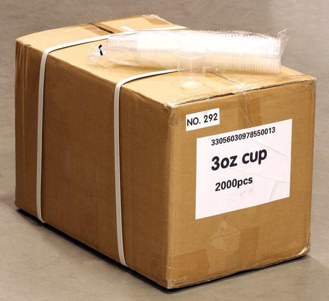 3oz Plastic Cups for Rinse, Ultrasonic & More - 50 Cups