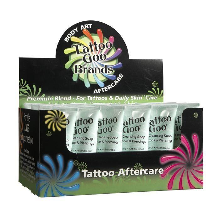 Case of 24 Tubes of Tattoo Goo Deep Cleansing Soap - Monster Steel