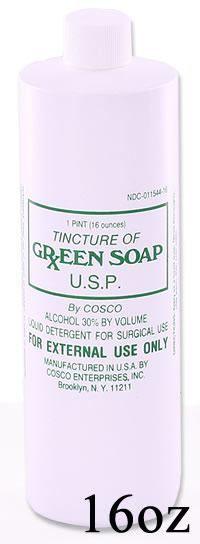 Green Soap - Tattoo & Piercing Skin Prep - 16oz Bottle - Monster Steel