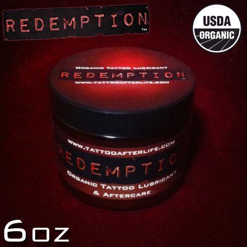 6oz Jar of Tattoo All-in-One Lubricant, Barrier and Aftercare by Redemption
