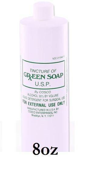 Green Soap - Tattoo & Piercing Skin Prep - 8oz Bottle - Monster Steel