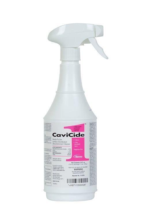 CaviCide1 24oz Spray Bottle Surface Disinfectant - Monster Steel