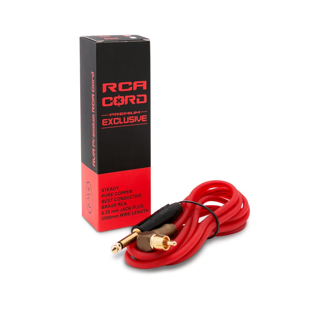 AVA Premium Exclusive RCA Cord — Red
