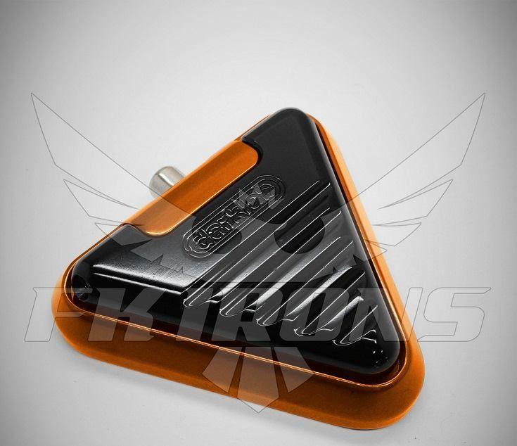 FK Irons Darklab Delta Tangerine Footswitch - Monster Steel