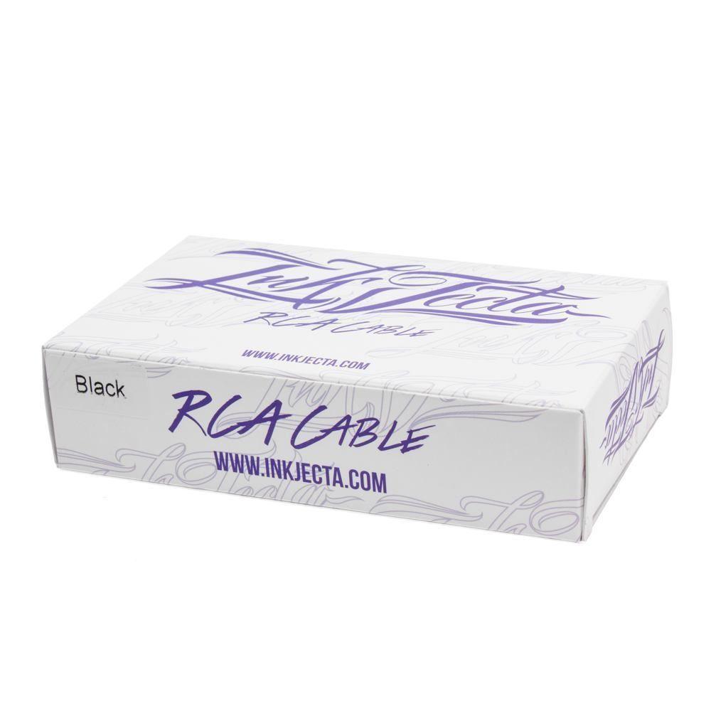 InkJecta 8' Long RCA Cable in Black - Monster Steel