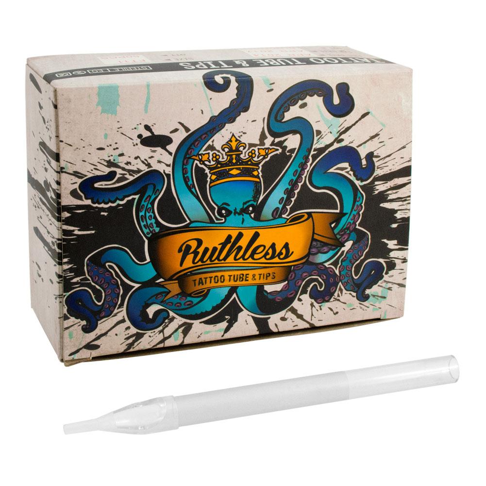 Ruthless Disposable Sterile Tattoo Tubes & Tips - Monster Steel