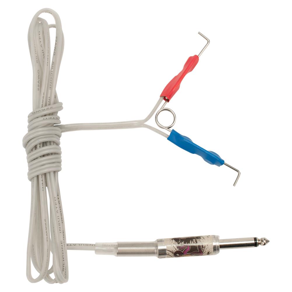 Ruthless Silicone Tattoo Machine Spring Clip Cord 6' - Monster Steel