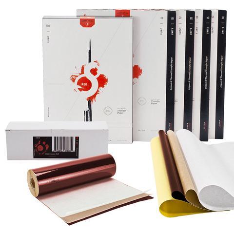 S8 Red Tattoo Stencil Transfer Paper - Monster Steel