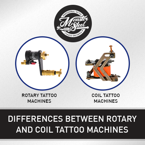 Differences Between Rotary and Coil Tattoo Machines