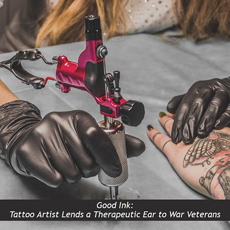 Good Ink: Tattoo Artist Lends a Therapeutic Ear to War Veterans