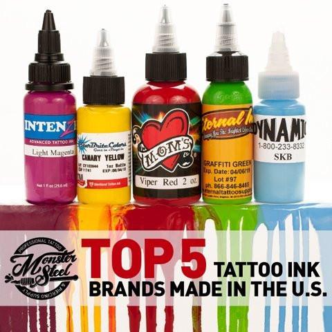 Top 5 Tattoo Ink Brands Made in the U.S.