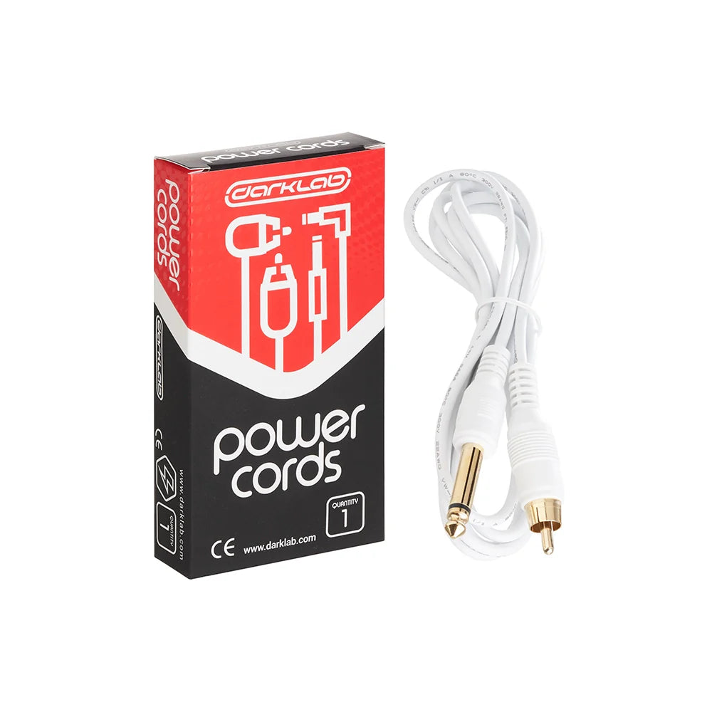 Darklab 6’ Straight RCA Cable — White - Monster Steel