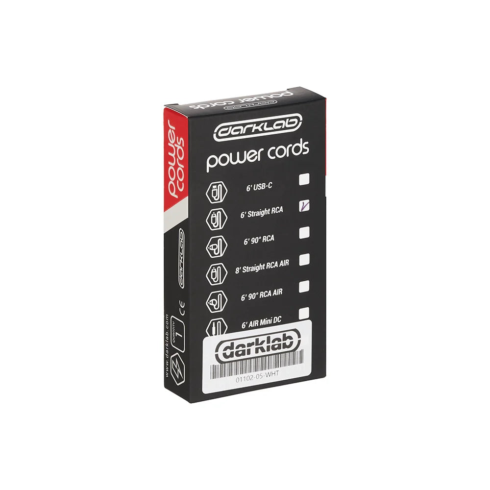 Darklab 6’ Straight RCA Cable — White - Monster Steel