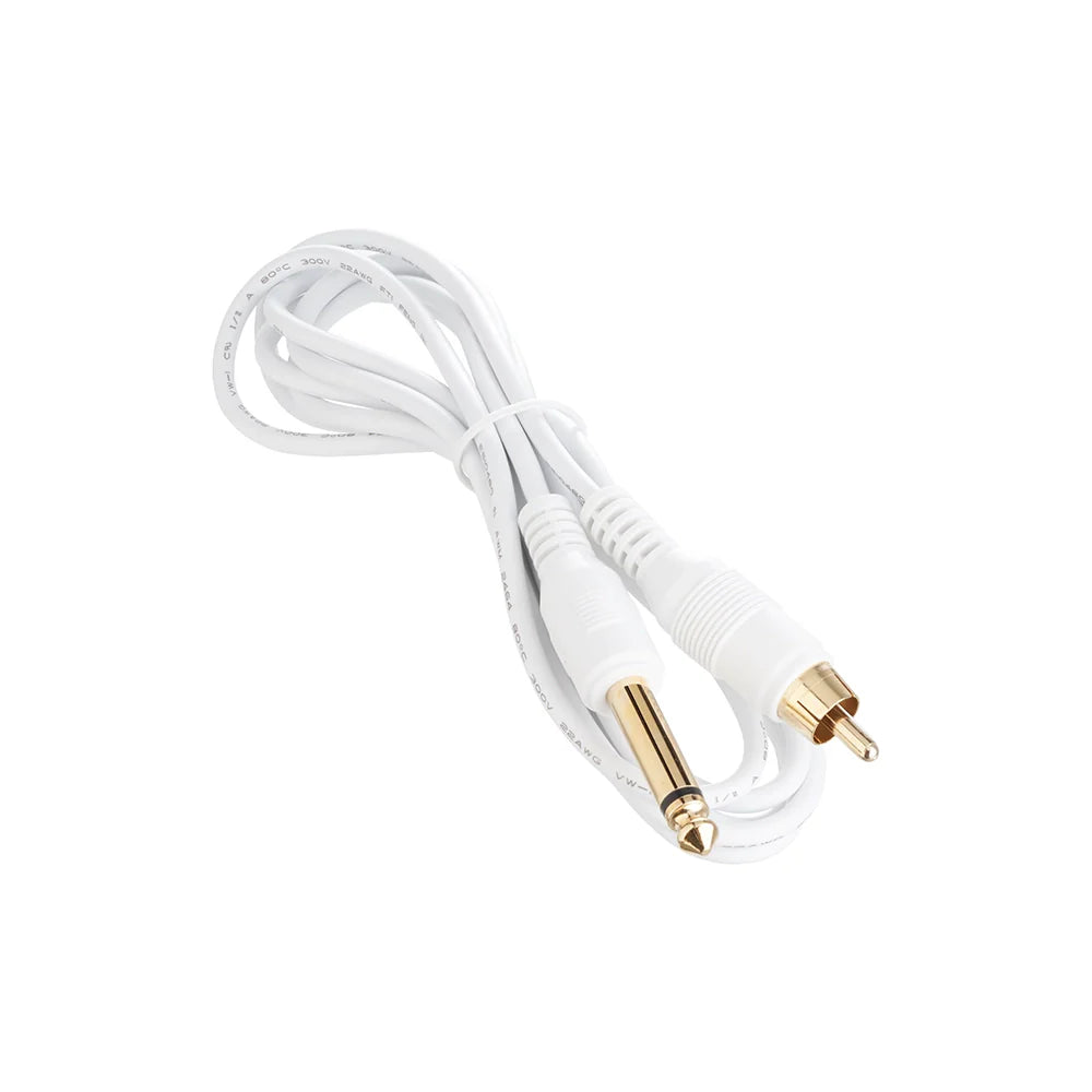 Darklab 6’ Straight RCA Cable — White - Monster Steel