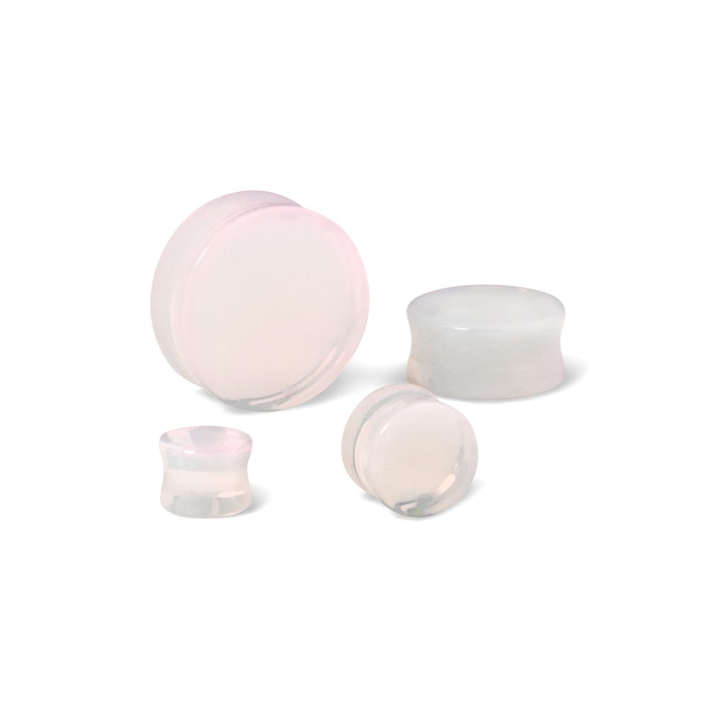 Celestial Pyrex Celestial Opalite Pyrex Glass Plug — Price Per 1 – Monster Steel