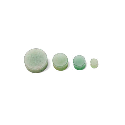 Green Aventurine Stone Plug — Price Per 1 - Monster Steel