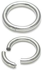 10g Stainless Steel Segment Ring - Monster Steel