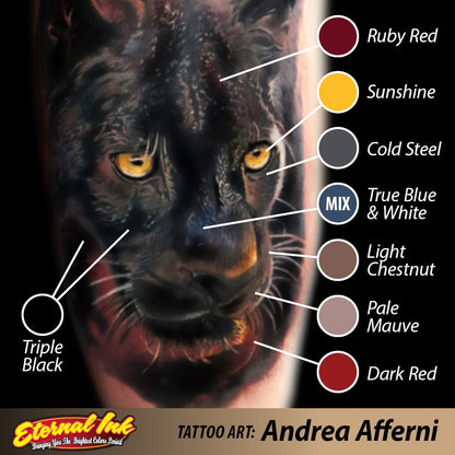 Eternal Tattoo Ink - Dark Red - Monster Steel