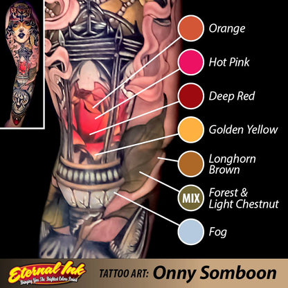 Eternal Tattoo Ink - Hot Pink - Monster Steel