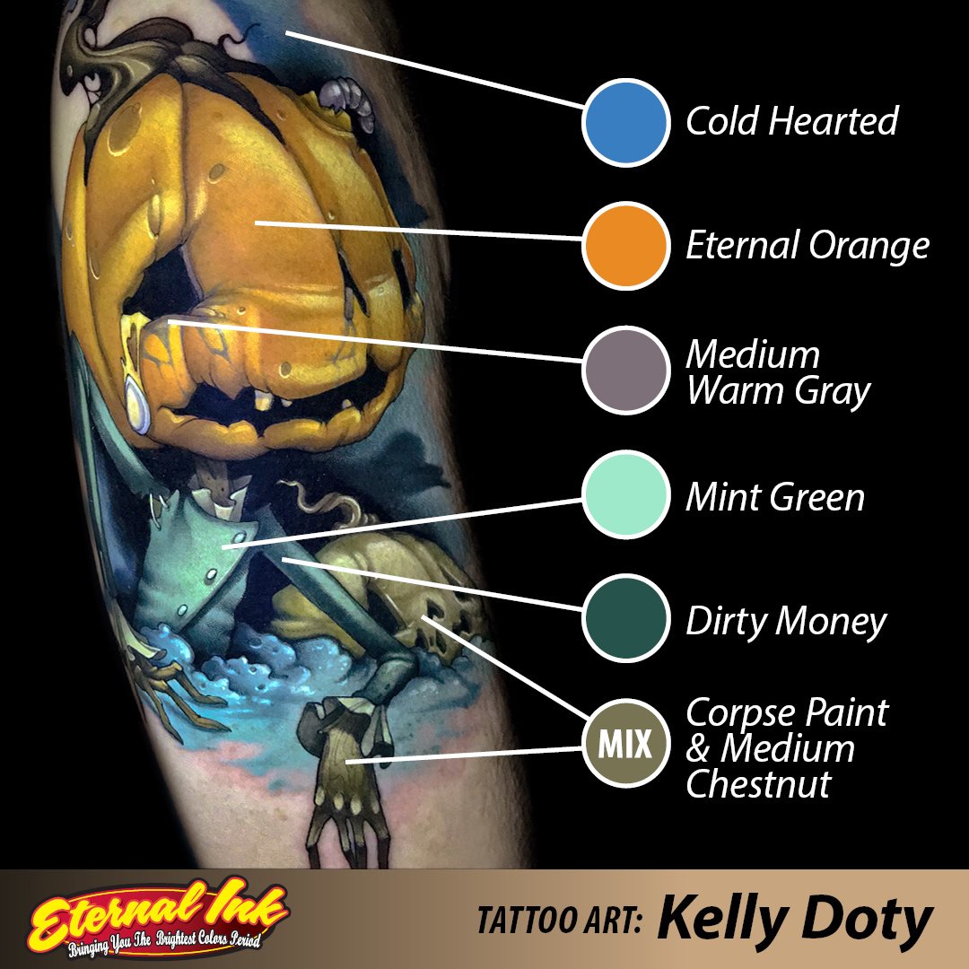 Eternal Ink Mint Eternal Tattoo Ink - Mint Green – Monster Steel
