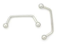 12g 80Â° Stainless Steel Surface Barbell