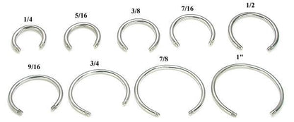 14g Externally Threaded Replacement CIRCULAR SHAFT - Monster Steel