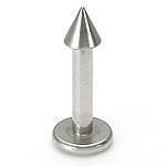 14g Internal Steel Cone Labret — Price Per 1 - Monster Steel