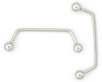 14g 80Â° Stainless Steel Surface Barbell - Monster Steel