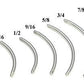 16g Replacement Steel Bent Shaft — Price Per 1