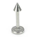 16g Internal Steel Cone Labret — Price Per 1 - Monster Steel