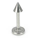 16g Internal Steel Cone Labret — Price Per 1 - Monster Steel