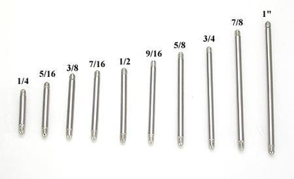 16g Externally Threaded Replacement Straight Shaft - Monster Steel