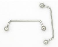 16g 80Â° Stainless Steel Surface Barbell - Monster Steel