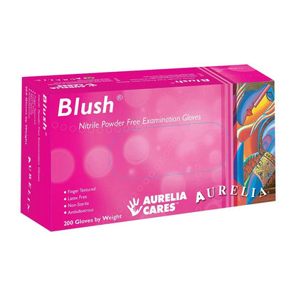 Aurelia Blush Disposable Nitrile Gloves — Box of 200 - Monster Steel