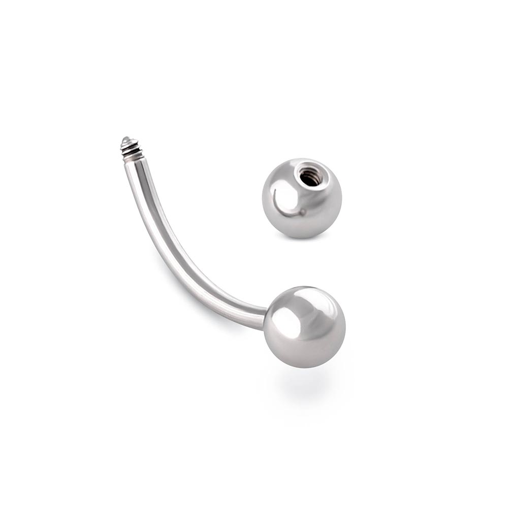 monsters bent barbell 16g Steel Bent Barbell — Price Per 1