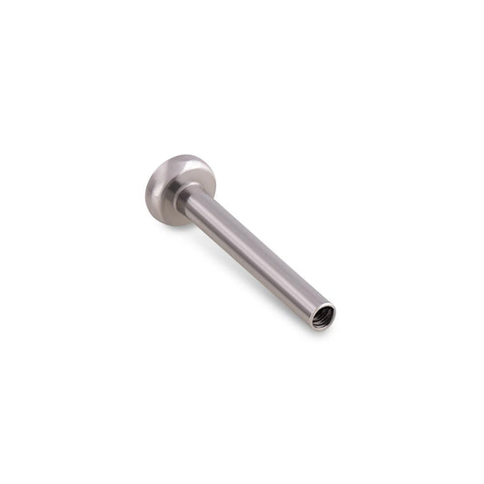 18g Internal Flat Back Disc Steel Labret Post — Version 2 — Price Per 1 - Monster Steel