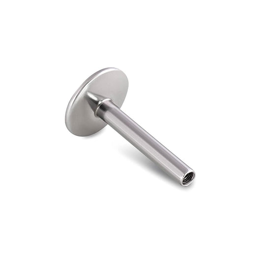 16g Internal UFO Rounded Disc Steel Labret Post — Price Per 1 - Monster Steel