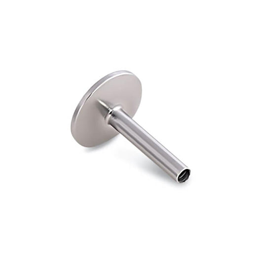 18g Internal UFO Rounded Disc Steel Labret Post — Version 1 — Price Per 1 - Monster Steel